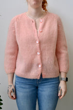 Pale Pink Mohair Cardi