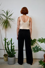 Vera Velvet Wide Leg Trousers
