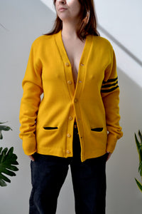 Bumblebee Varsity Knit Cardi