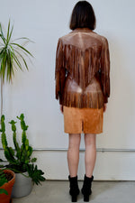 Sixties Leather Fringe Jacket