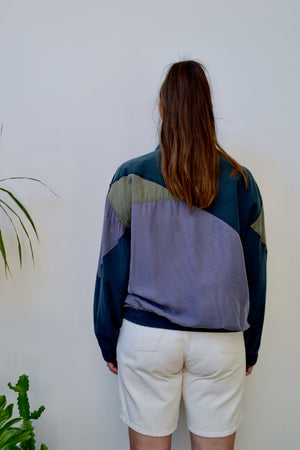 Muted Silk Bomber