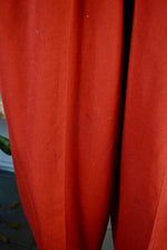 40s/50s Burnt Orange/Crimson Riding Suit