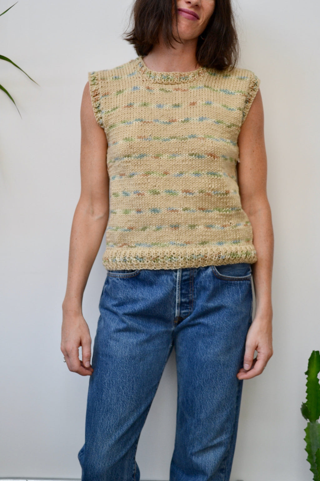 Hand Knit Sweater Vest