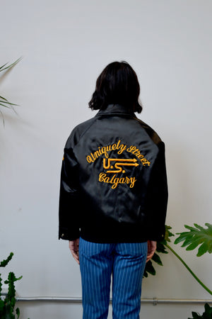 Kathy's Uniquely Street Satin Bomber