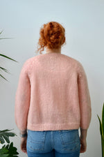 Pale Pink Mohair Cardi