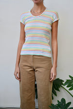 Pastel Striped Baby Tee