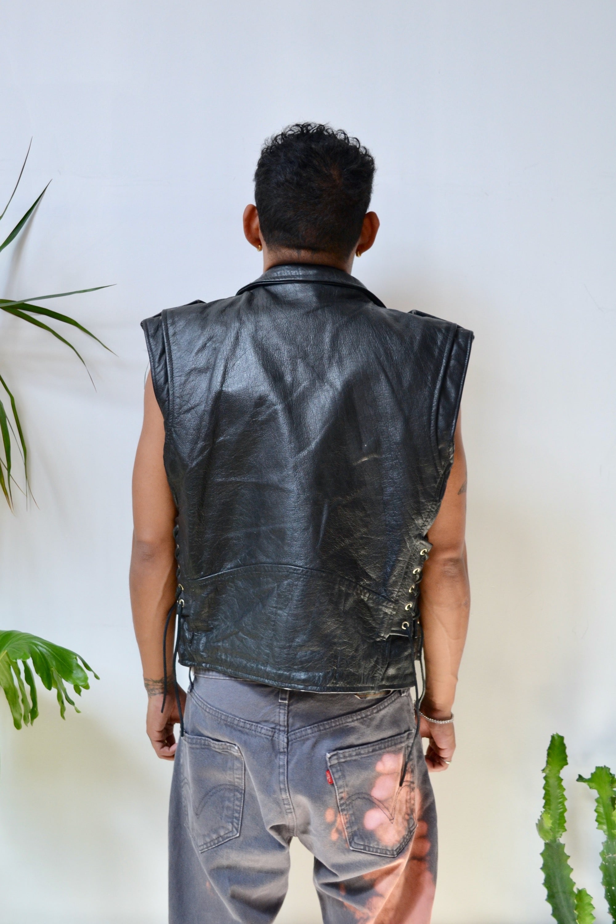 Biker Babe Leather Vest