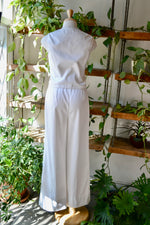 Vintage Matching Vest & Wide Leg Pant Combo