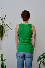 Green And Yellow 70s Tank