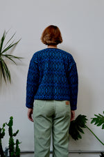 Norwegian Teal Wool Cardigan