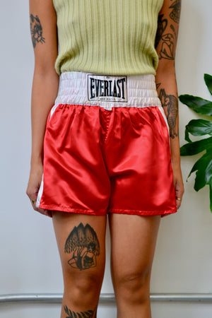 Red Everlast Boxing Shorts