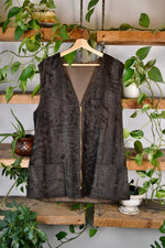 Woodstock Era Faux Fur Vest
