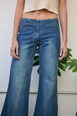 Y2K Wide Leg Flares