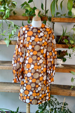 70s Polkadot Shift Dress