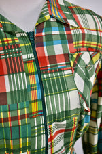 70s Plaid House Dress