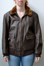 WWII USN Leather Flyer Jacket