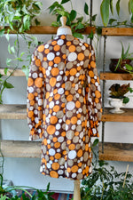 70s Polkadot Shift Dress
