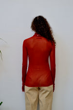 Designer Mesh Turtleneck