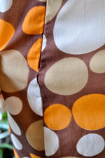 70s Polkadot Shift Dress