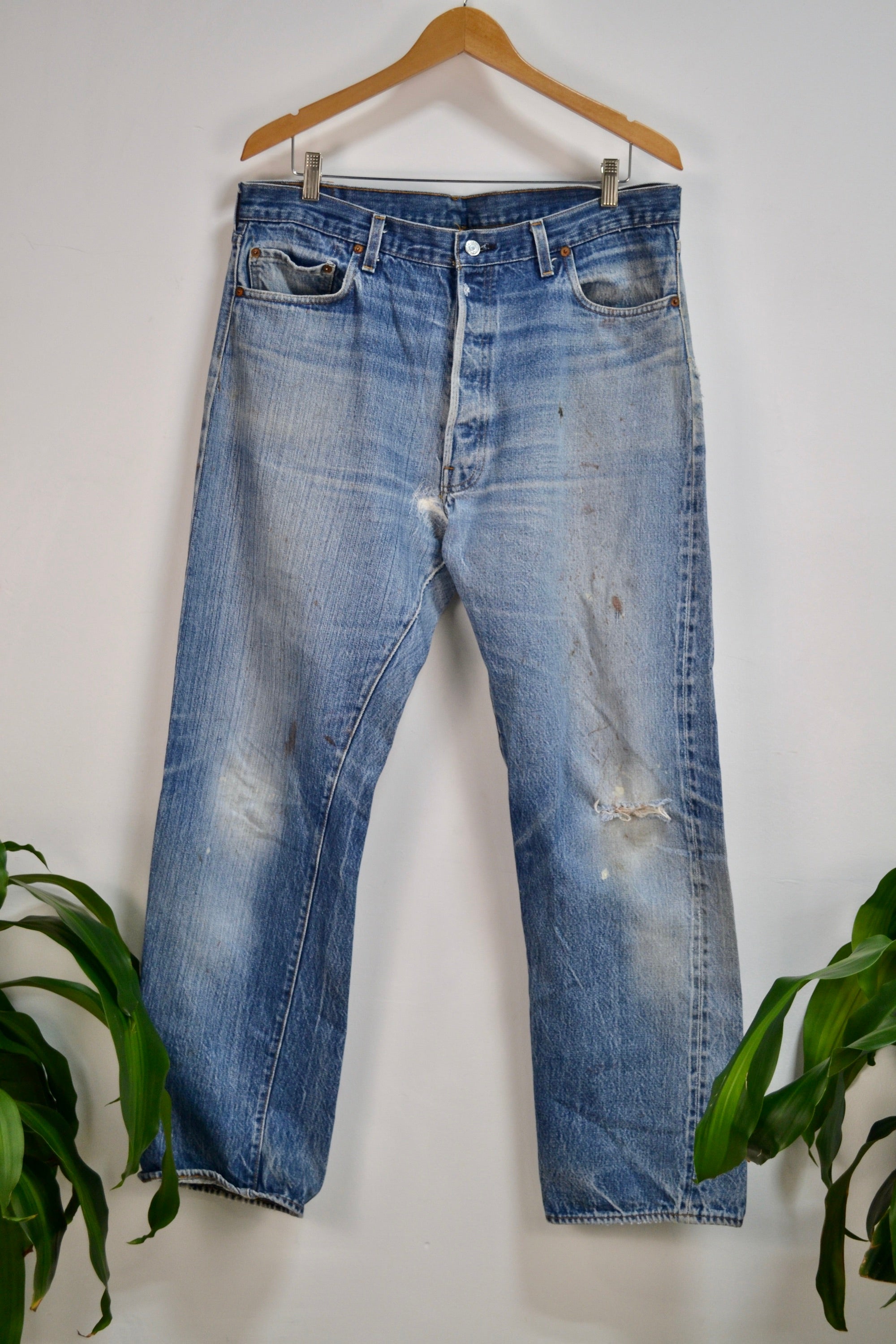 80s Levi Red Line Selvedge Levi 501's