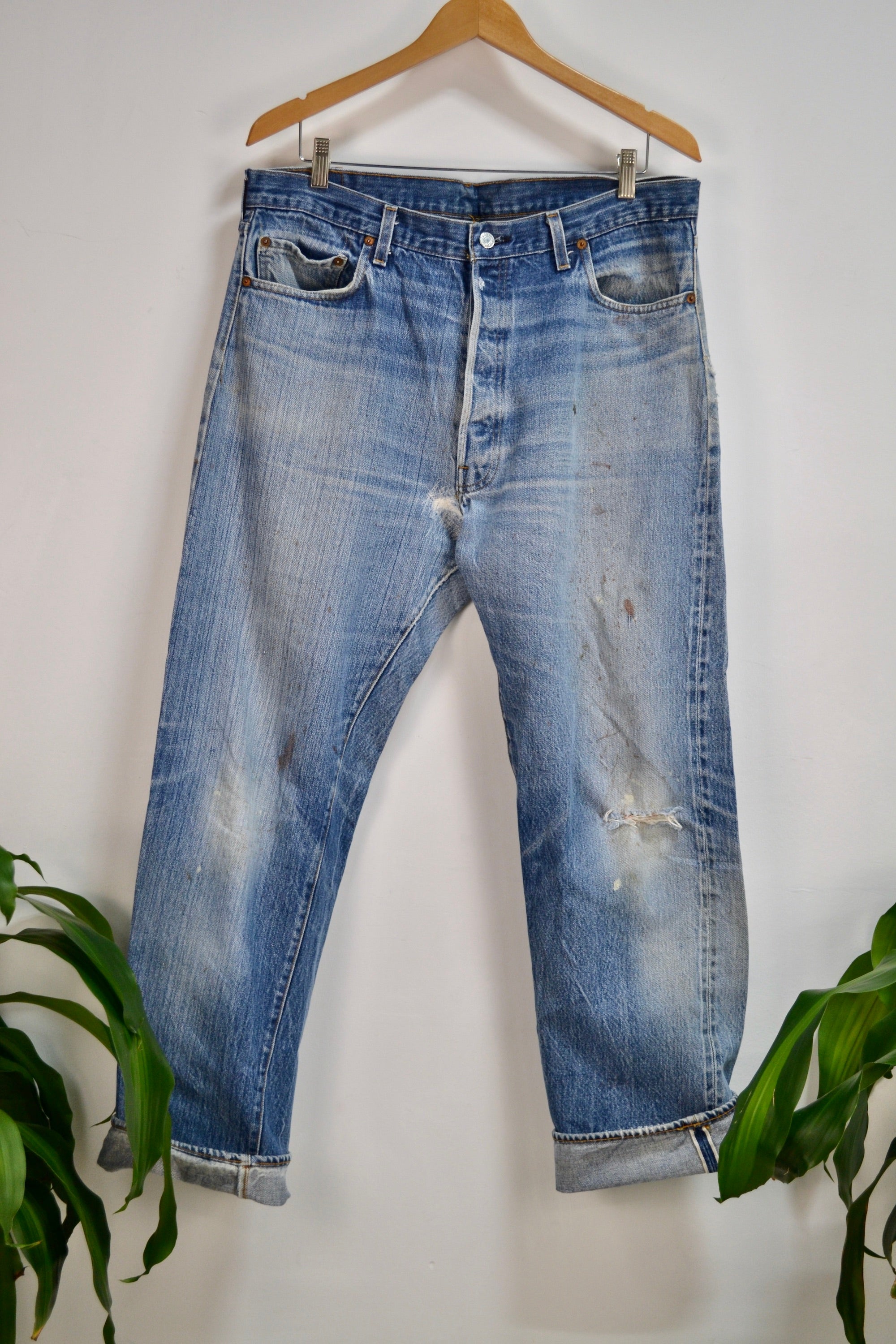 80s Levi Red Line Selvedge Levi 501's
