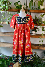90s Indian Cotton Smock Dress