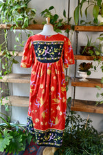 90s Indian Cotton Smock Dress