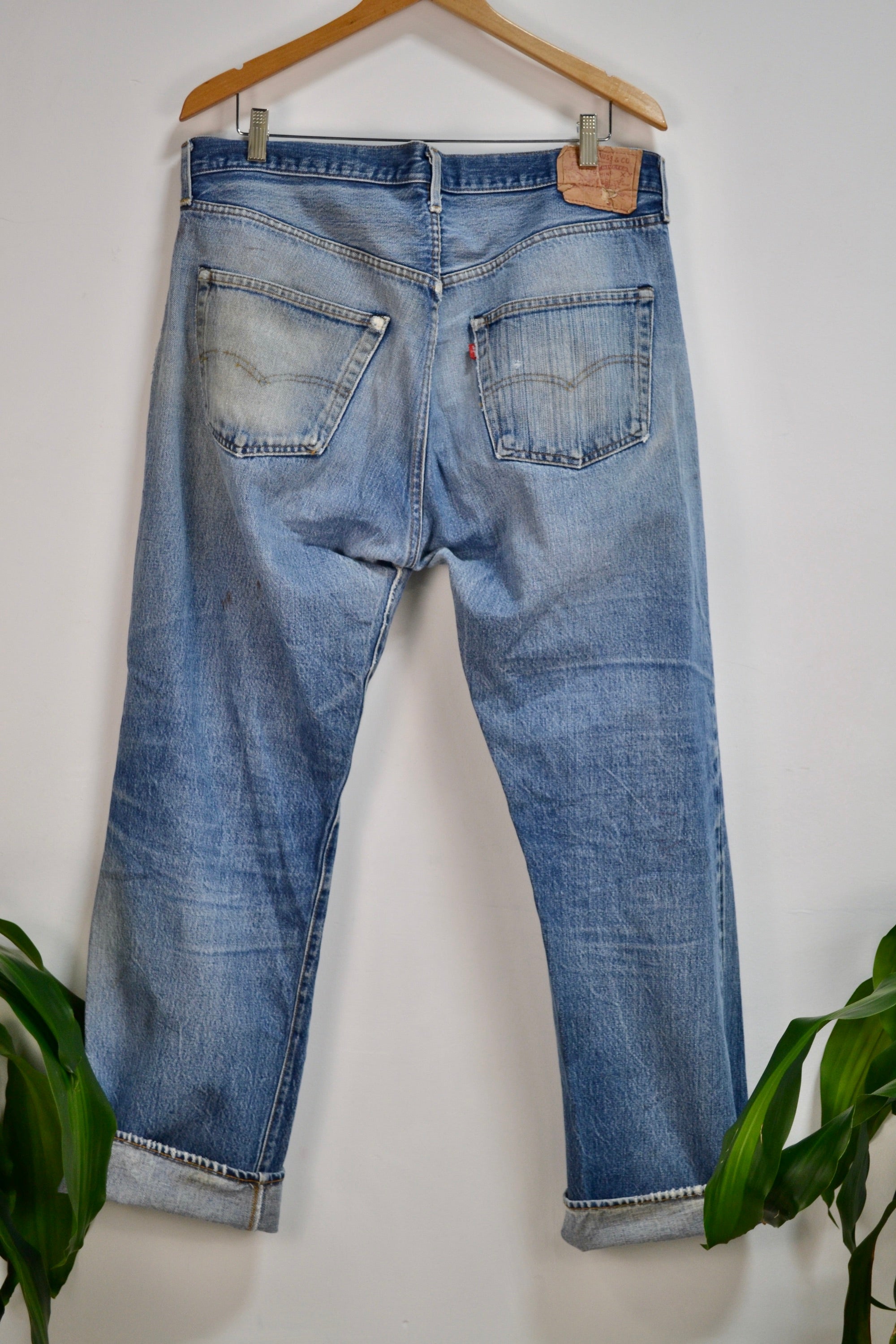 80s Levi Red Line Selvedge Levi 501's