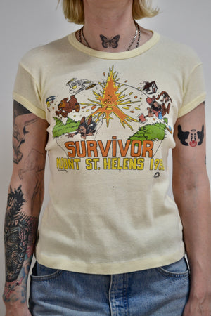 Mount St. Helens Survivor Tee