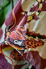 RARE Stunning 1940's/1950’s Cold Rayon Button Up