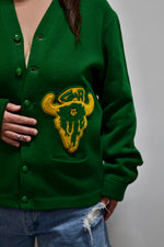 Emerald Varsity Cardi