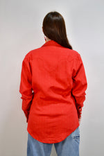 50s Gold Flecked Western Shirt