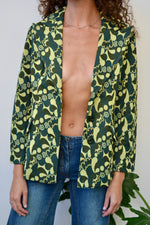 Abstract Green Blazer