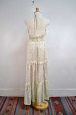 Vintage "Vicky Vaughn" Floral Halter Dress