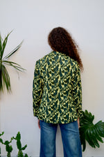 Abstract Green Blazer