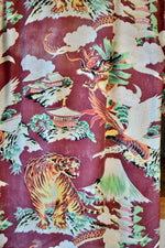 RARE Stunning 1940's/1950’s Cold Rayon Button Up
