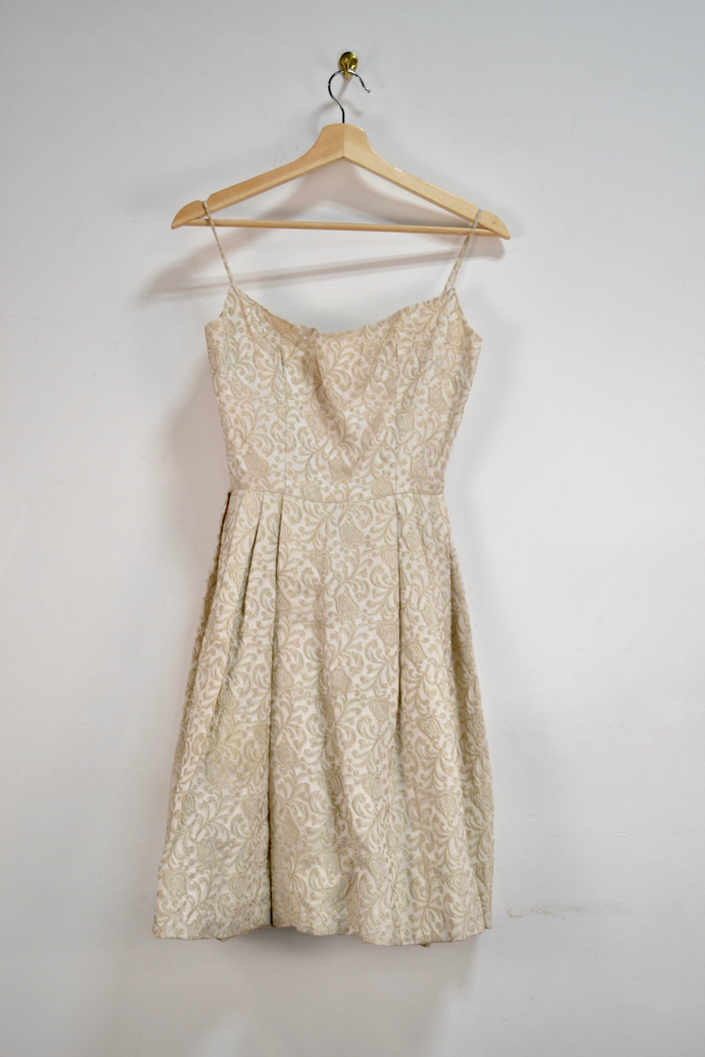 Champagne Filigree Party Dress