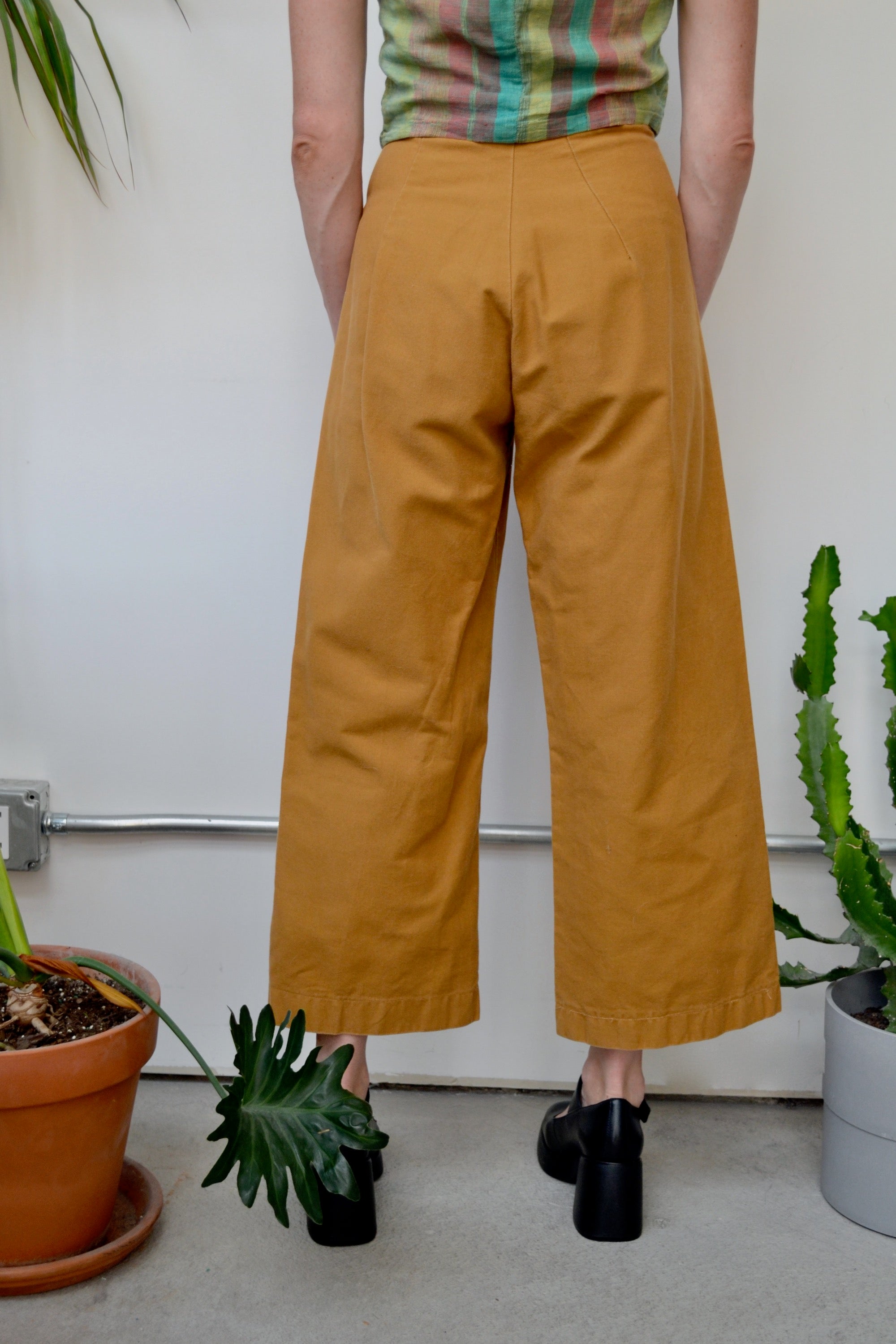 Ochre Denim Trousers