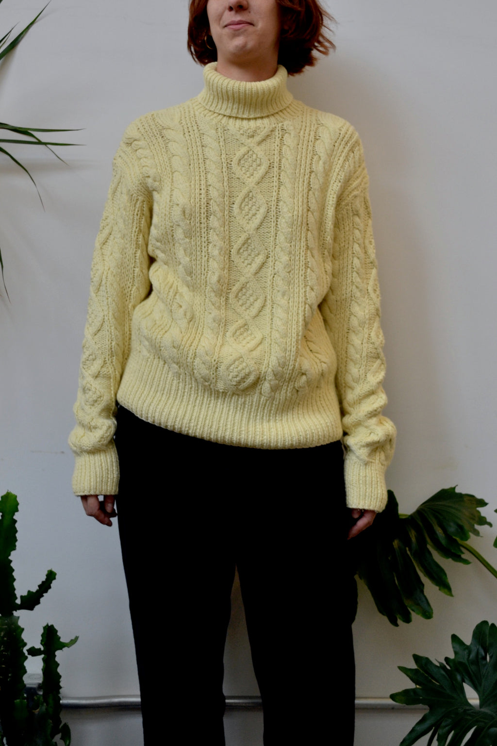 Butter Cable Knit Turtleneck