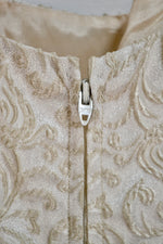 Champagne Filigree Party Dress