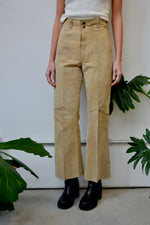 Woodstock Tan Suede Flares