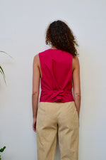 Berry Cotton Vest Top
