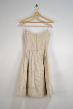 Champagne Filigree Party Dress
