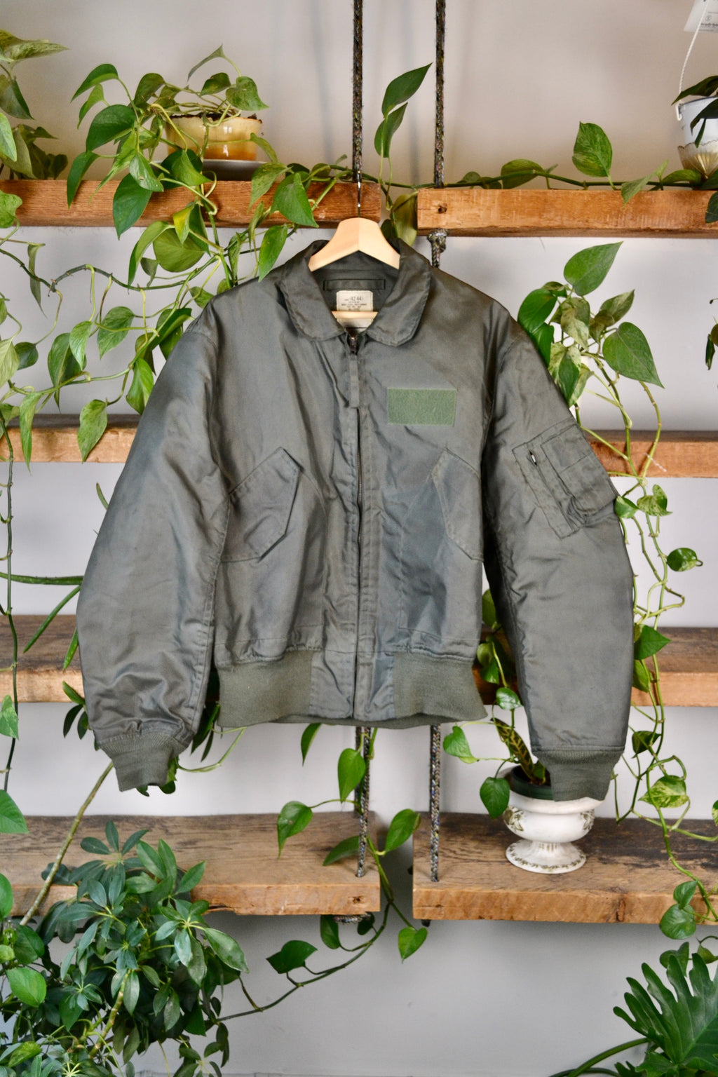 80s Aramid Olive Green Flyer Jacket