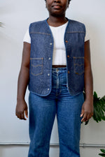 Roebucks Lined Denim Vest