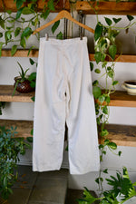 USN White Cotton Trousers