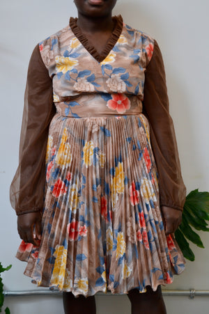 Seventies Blossom Dress