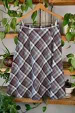 Dark Academia Plaid Skirt
