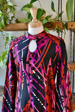 Vintage Abstract Mini Dress/Tunic Top