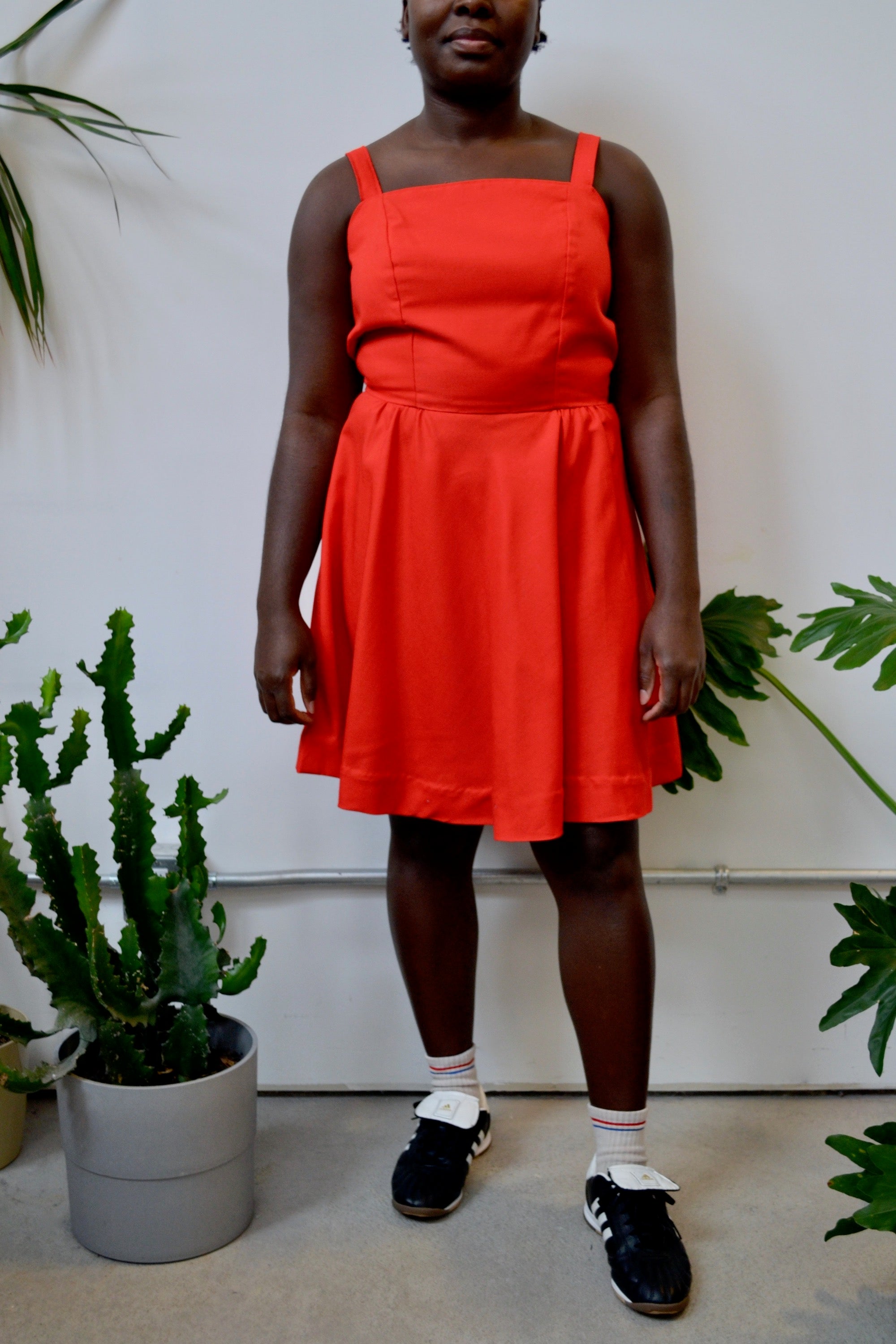 Poppy Red Backless Dress